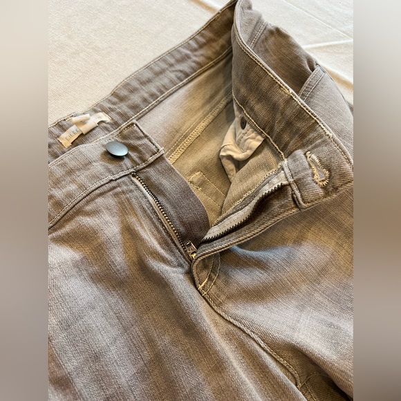 Eileen Fisher Gray Grey Stonewashed Denim Straight Leg Jeans Women’s Size 8 - Picture 7 of 11